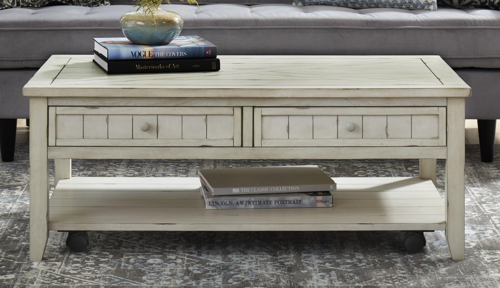 Null Furniture 7719 Collection Large Rectangular Cocktail Table